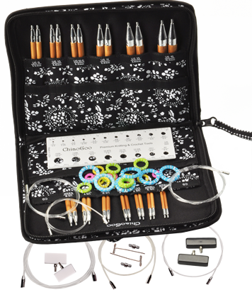 Chiaogoo SPIN™ 4" (10cm) and 5" (13 cm) Tip Sets (Bamboo Knitting Needles)